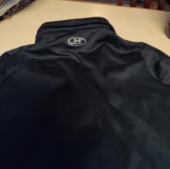 Under Armour zip up jacket black youth XL with pockets - Picture 3 of 4